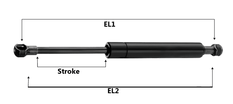 Gas Spring Measurement Guide